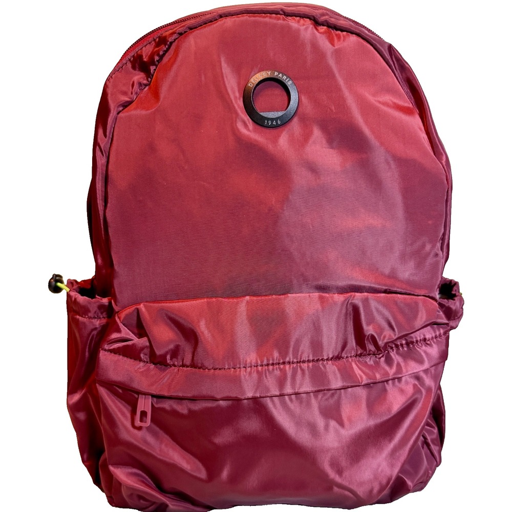 Delsey Paris Jenny Ladies Red/Crimson Midtown Backpack 17.25"